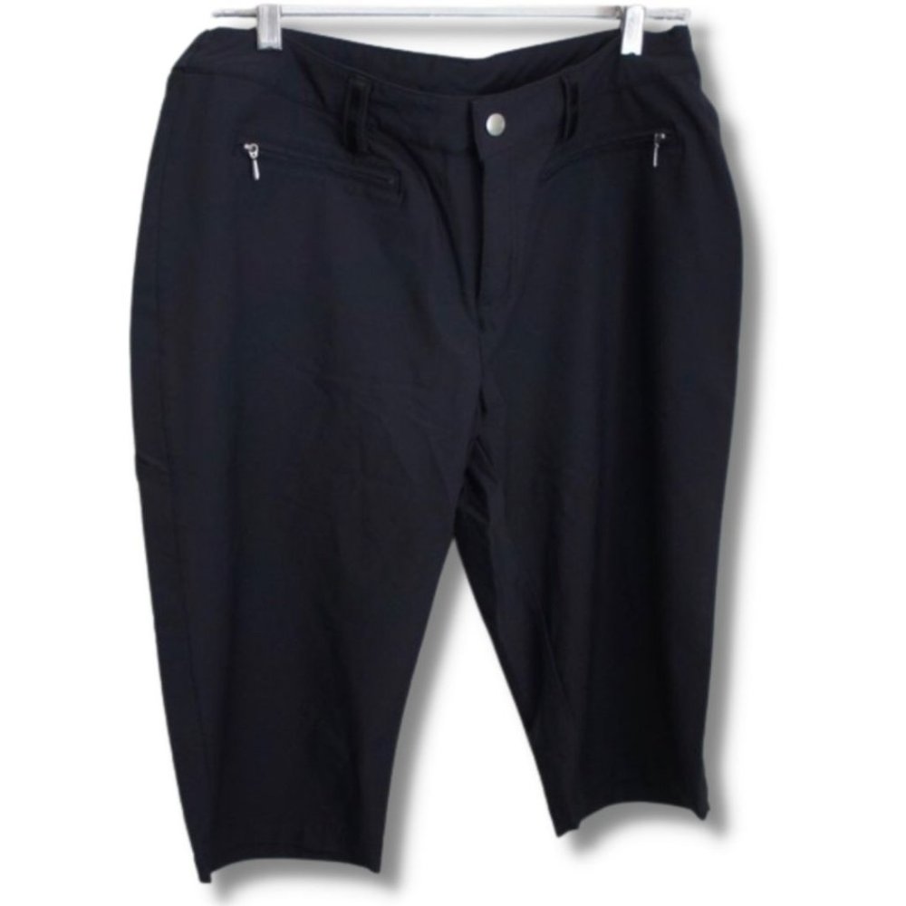 LUCY Black Women's MOUNTAIN BIKE Bermuda Shorts - Athletic Stretch Size 12